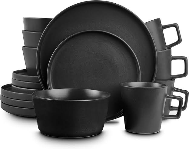 16pcs stoneware dinner set plate