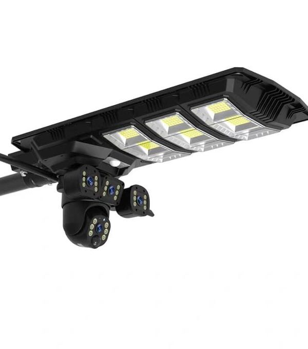 3 Lens CCTV Camera + Solar Street Light