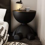 Flat Head Side Table – Black Color