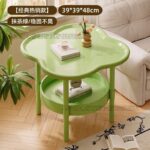 2-Tier Clouds Coffee Table Creative Simple Modern Center – Green Color