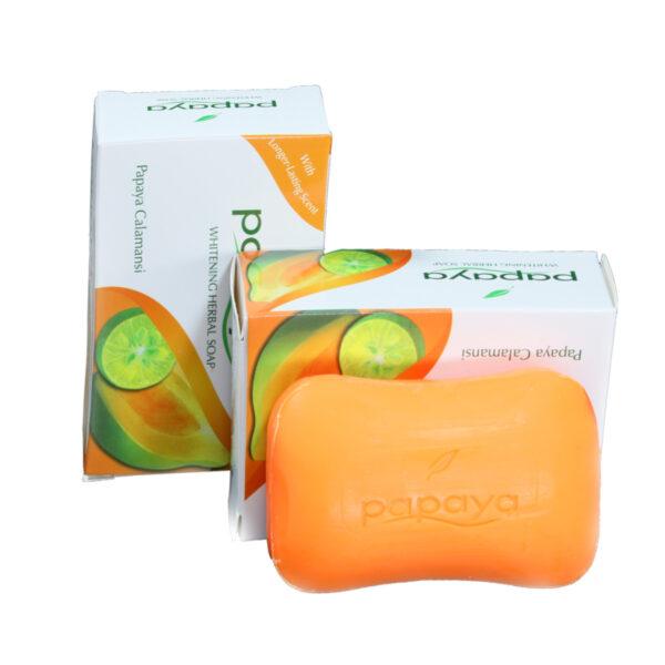 Papaya Lemon English Soap 125 grams – by 12pcs