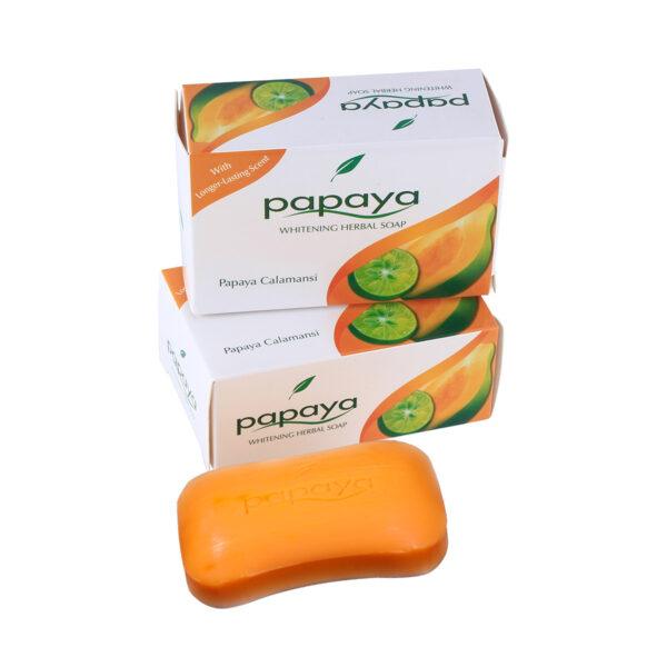 Papaya Lemon English Soap 125 grams - by 12pcs