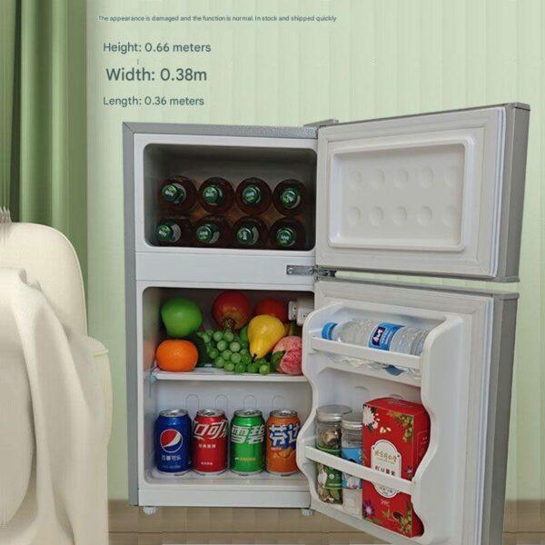 Refrigerator with Upper Freezer – BCD-58A118LS (Silver Grey)