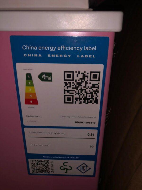 Snowsea Chest Freezer BD/BC-60S118 – 62L (Pink)